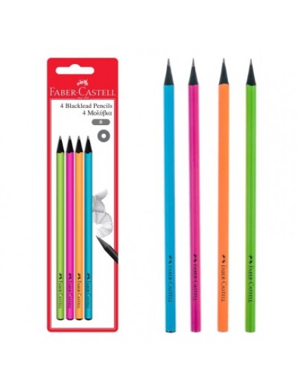 Faber-Castell Kurşun Kalem Siyah Lata Neon