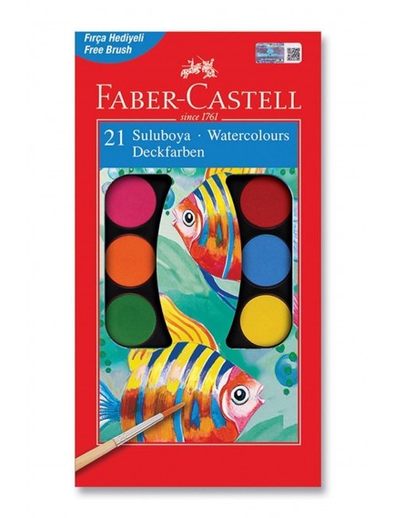 Faber-Castell 21 Renk Sulu Boya