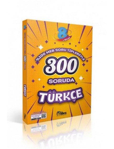 Fides Yayınları 8. Sınıf Türkçe 300 Soruda