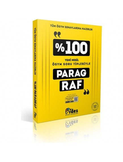 Fides Yayınları Paragraf %100 Ösym Soru Tipleriyle