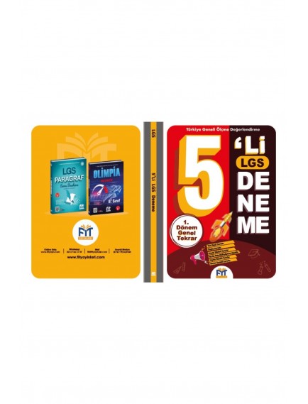 Fit Yayınları 8. Sınıf LGS 5 li Deneme
