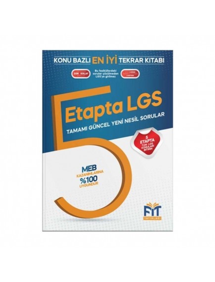 Fit Yayınları 8. Sınıf Tüm Dersler 5 Etapta Lgs