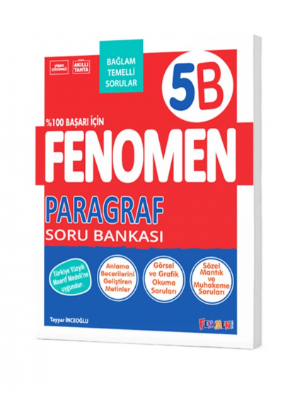 Gama Yayınları 5. Sınıf Paragraf Fenomen Soru Bankası