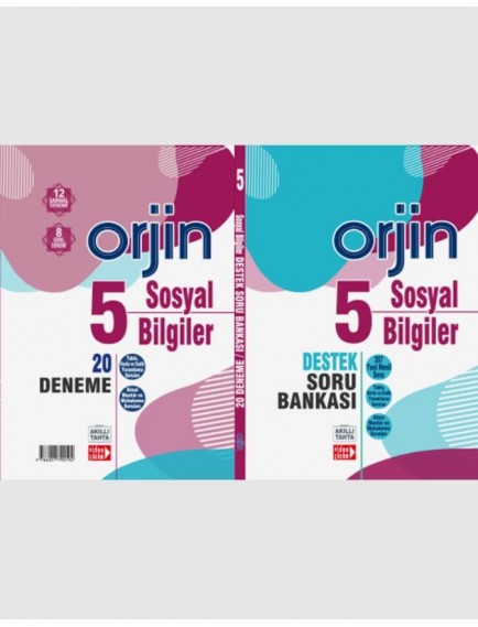 Gama Yayınları 5. Sosyal Bilgiler Orjin Destekli Soru Bankası 20  Deneme 