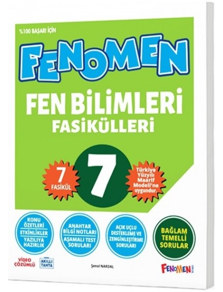Gama Yayınları 7. Sınıf Fen Bilimleri Fenomen Fasikül Seti(1-2-3-4-5-6. Sayılar) 