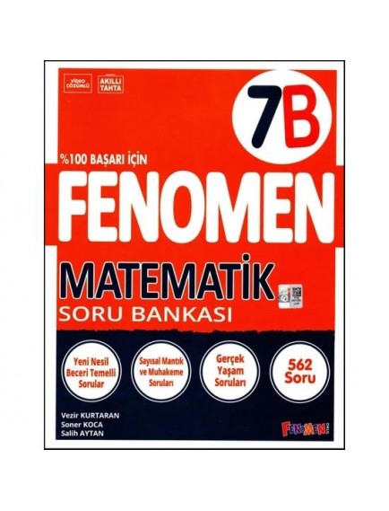 Gama Yayınları 7. Sınıf Fenomen Matematik Soru Bankası(B)