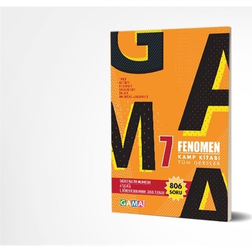 Gama Yayınları 7. Sınıf Tüm Dersler Fenomen Kamp Kitabı