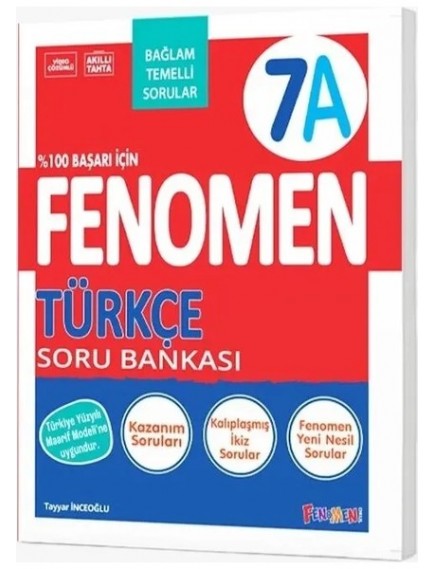 Gama Yayınları 7. Sınıf Türkçe (A) Fenomen Soru Bankası 