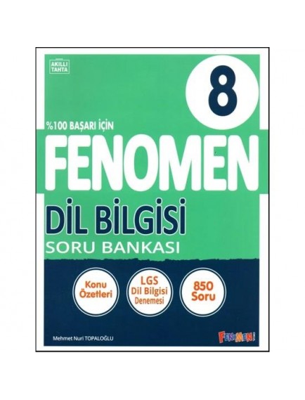 Gama Yayınları 8. Sınıf Dil Bilgisi Fenomen Soru Bankası