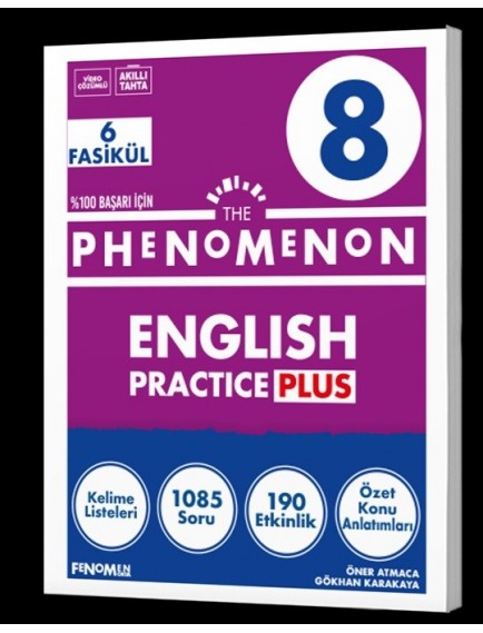 Gama Yayınları 8.Sınıf Englısh Phenomenon Practıce Plus Fasikül Set (1-2-3-4-5-6.Fasikül)
