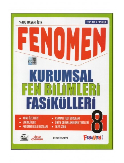 Gama Yayınları 8. Sınıf Fen Bilimleri Fenomen Kurumsal Fasikülleri (1-2-3-4-5-6. Fasikül)