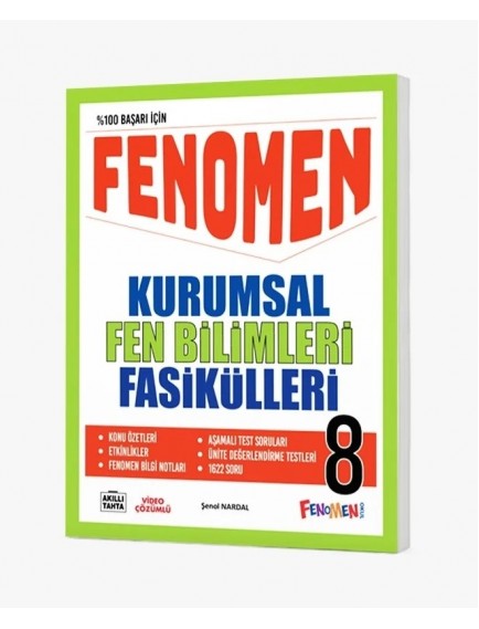 Gama Yayınları 8. Sınıf Fen Bilimleri Fenomen Kurumsal Fasikülleri (1-2-3-4-5-6. Fasikül)
