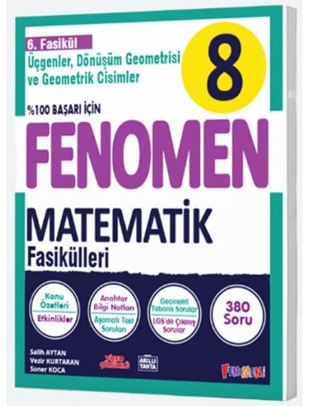 Gama Yayınları 8. Sınıf Matematik 6. Fasikül (Üçgen Dönüşüm Geometrisi Vegometrik Cisimler)