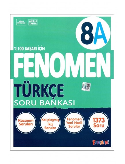 Gama Yayınları 8. Sınıf Türkçe (A) Fenomen Soru Bankası 