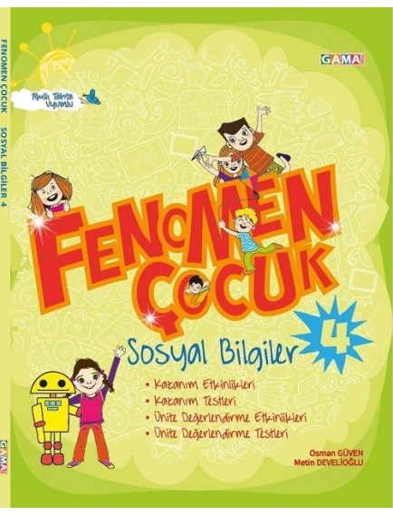 Gama Yayınları 4. Sınıf Fenomen Çocuk Sosyal Bilgiler
