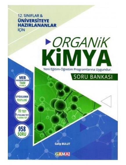 Gama Yayınları Organik Kimya Soru Bankası