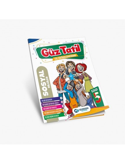 Gezegen Yayınları 5. Sınıf Sosyal Bilgiler Güz Tatil Kitabı