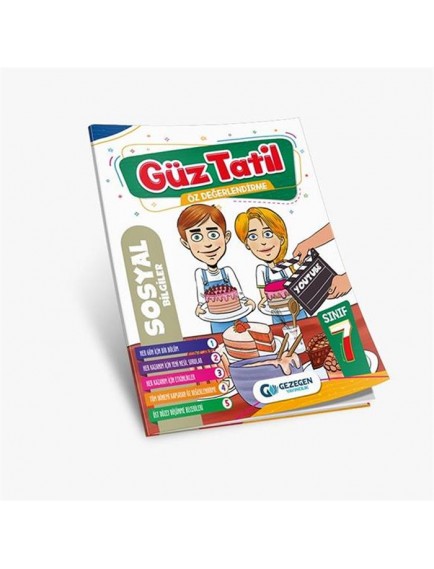 Gezegen Yayınları 7. Sınıf Sosyal Bilgiler Güz Tatil Kitabı 