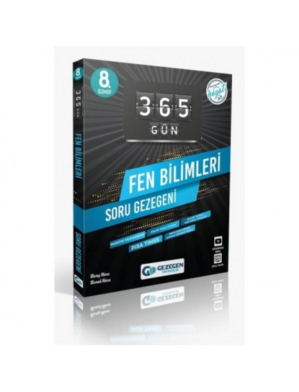 Gezegen Yayınları 8. Sınıf Fen Bilimleri 365 Gün Soru Gezegeni