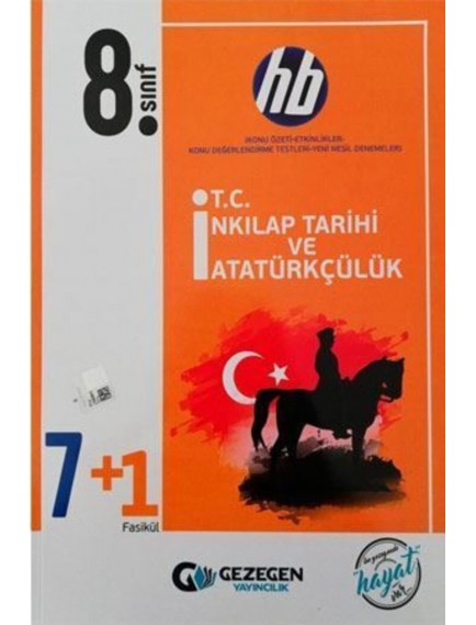 Gezegen Yayınları 8. Sınıf Hb T.C. İnkılap Tarihi Ve Atatürkçülük 7+1 Fasikül