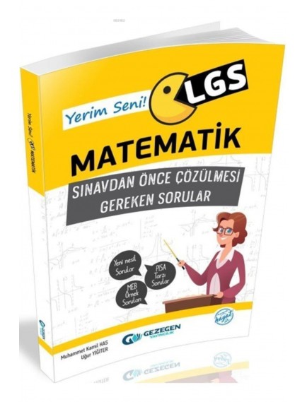 Gezegen Yayınları Lgs Yeri̇M Seni̇ Matemati̇K Sınavdan Önce Çözülmesi Gereken Sorular