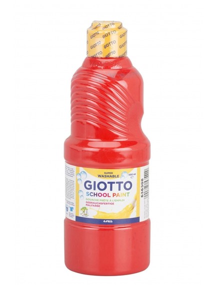Giotto School Paint 500Ml Kırmızı Guaj Boya 535308