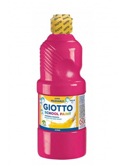Giotto School Paint 500Ml Koyu Pembe Guaj Boya 535310