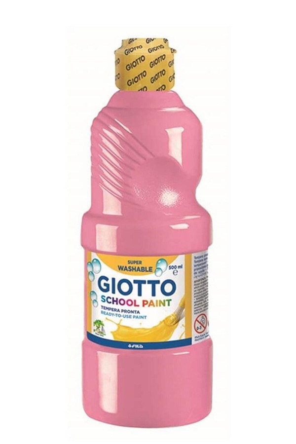 Giotto School Paint 500Ml Pembe Guaj Boya 535306