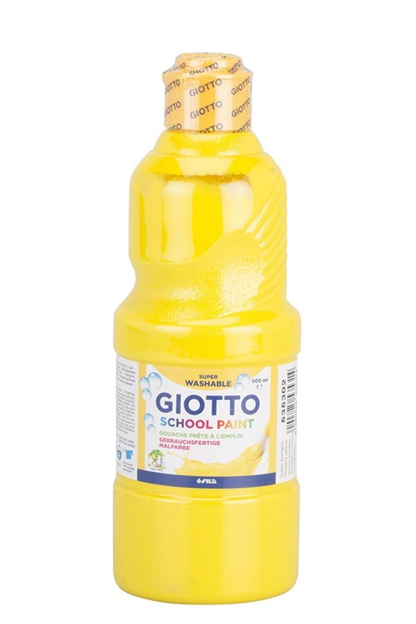 Giotto School Paint 500Ml Sarı Guaj Boya 535302