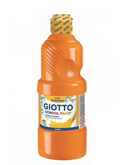 Giotto School Paint 500Ml Turuncu Guaj Boya 535305
