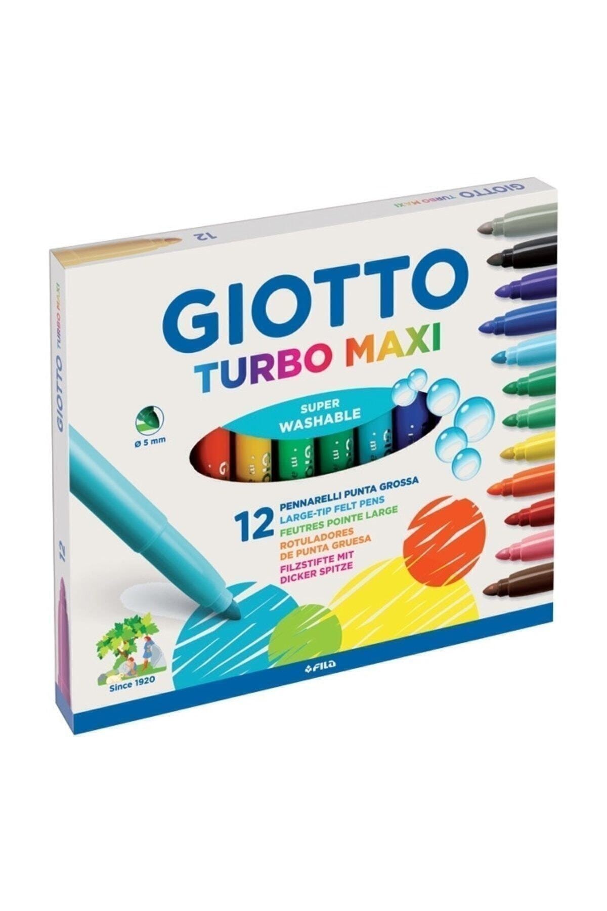 Giotto Keçeli Kalem Turbo Maxi 12'Li Kutu