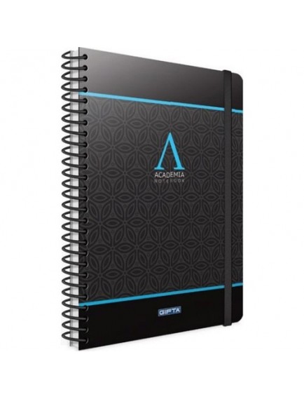 Gıpta 120 Yaprak 17X24 Academia Spiralli Sert Kapak Çizgili Defter 3775