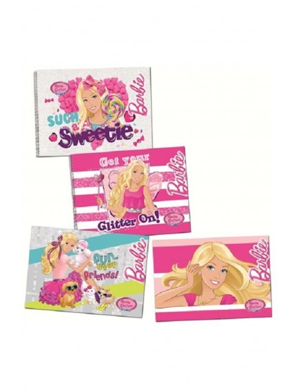 Gıpta 15 Yaprak 17X24 Barbie Spiralli Resim Defteri 5454