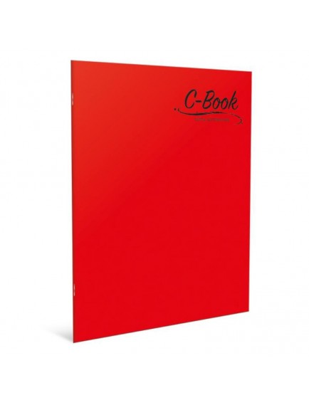 Gıpta 80 Yaprak A4 C Book Plastik Kapak Kareli Defter Kırmızı 6904