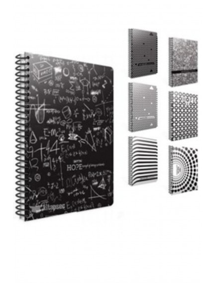 Gıpta 80 Yaprak 19X26 Hope Spiralli Karton Kapak Kareli Defter 1195