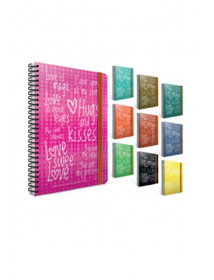 Gıpta 80 Yaprak A4 Magic Spiralli Plastik Kapak Kareli Defter 6868