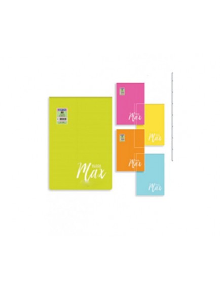 Gıpta 80 Yaprak A4 Max Block Tel Dikişli Plastik Kapak Kareli Bloknot 2791