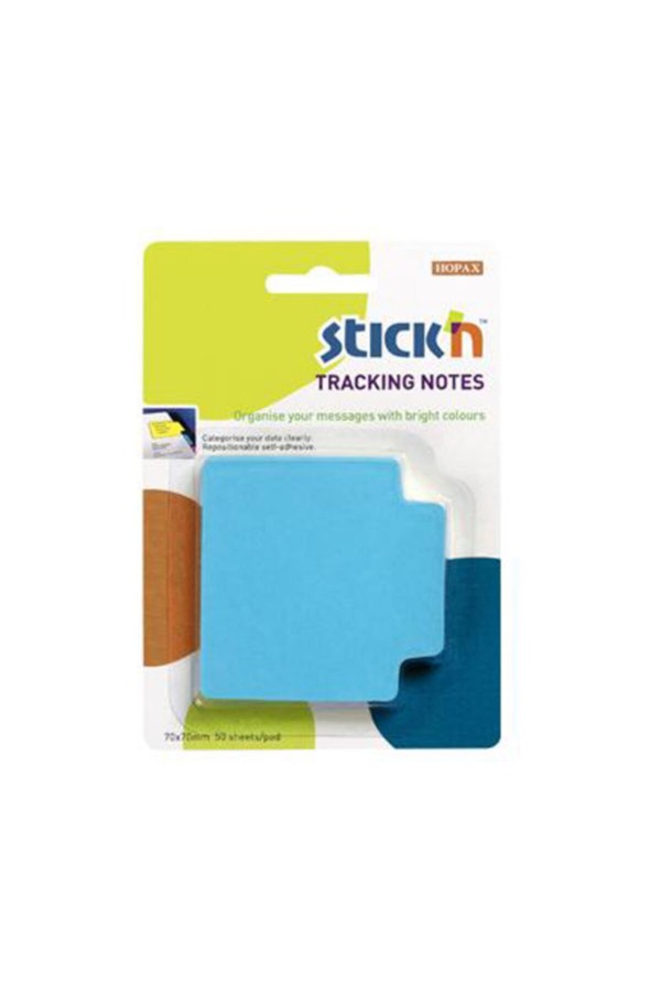 Gıpta Stickn Neon Mavi Tracking Notes 70X70 50 Yaprak Not Kağıdı