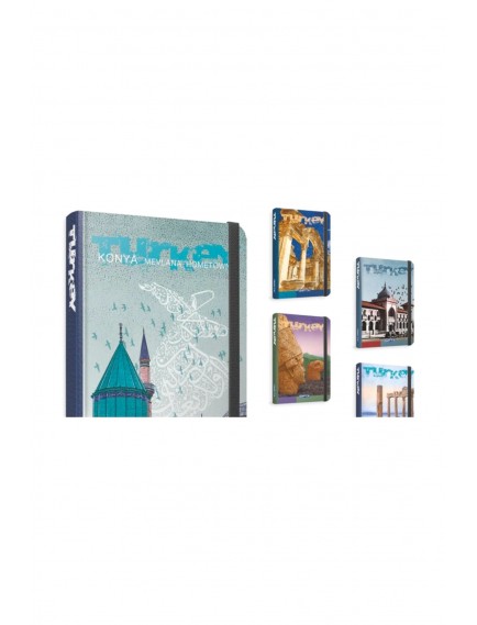 Gıpta 120 Yaprak 9X14 Turkey İplik Dikiş Sert Kapak Çizgili Defter 2719