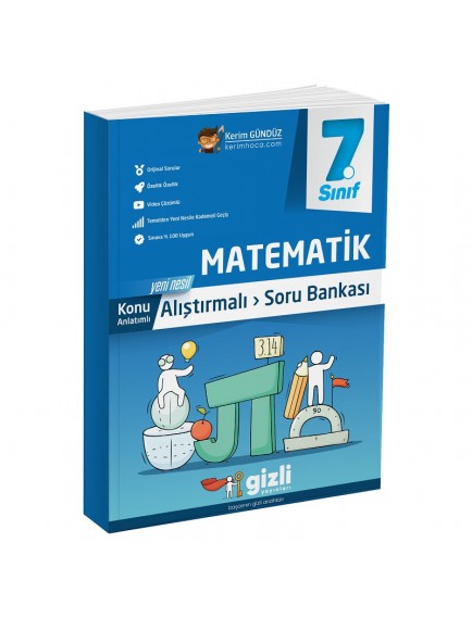 Gizli Yayınları 7. Sınıf Matematik Alıştırmalı Soru Bankası
