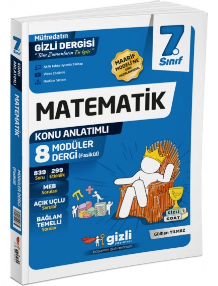 Gizli Yayınları 7. Sınıf Matematik Müfredatın Gizli Dergisi