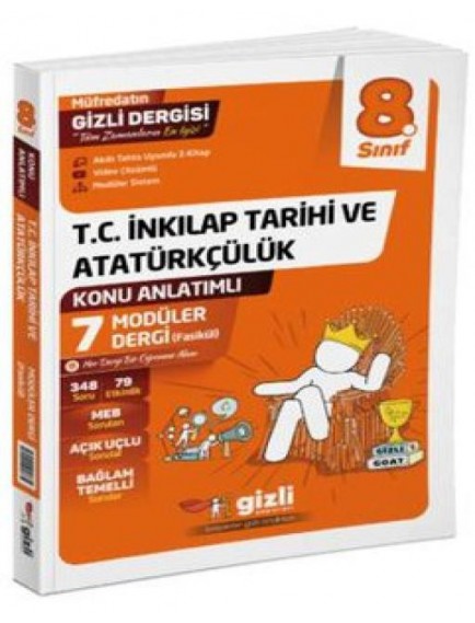 Gizli Yayınları 8.Sınıf İnkılap Tarihi Müfredatın Gizli Dergisi