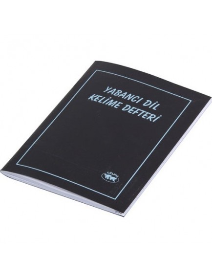 Gülpaş 56 Yaprak Plastik Kapak Yabancı Dil Kelime Defteri