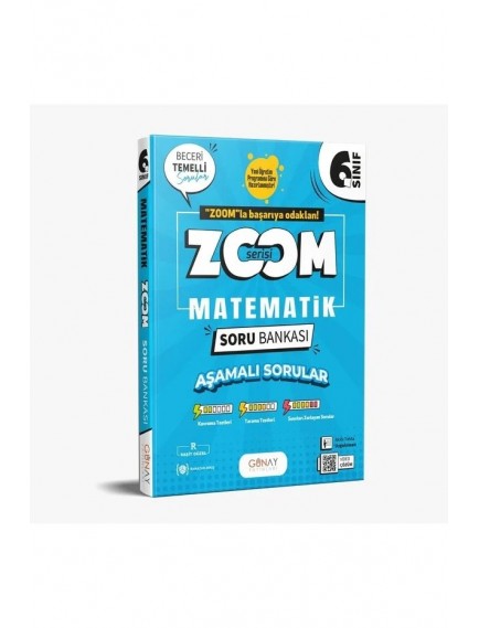 Günay Yayınları 6.Sınıf Matematik Zoom Serisi Soru Bankası