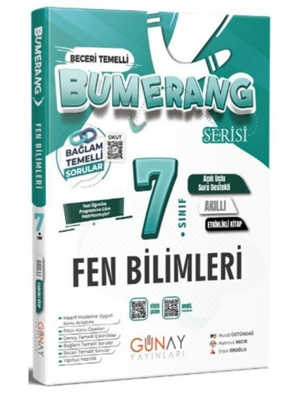 Günay Yayınları 7.Sınıf Fen Bilimleri Bumerang Etkinlikli Defter (27)