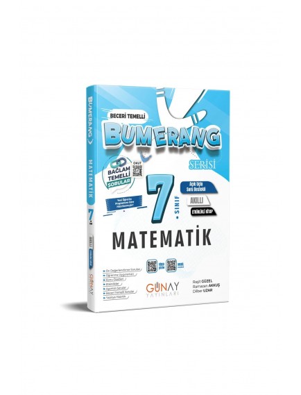 GÜNAY YAYINLARI 7.SINIF MATEMATİK BUMERANG ETKİNLİKLİ DEFTER (27)