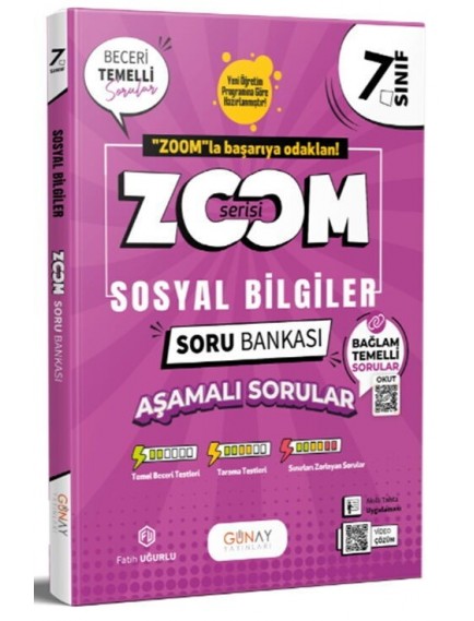 Günay Yayınları 7.Sınıf Sosyal Bilgiler Zoom Serisi Soru Bankası (27)