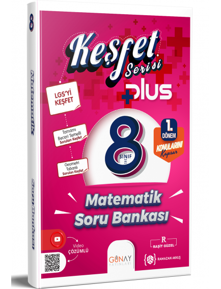 Günay Yayınları 8.Sınıf Matematik 1.Dönem Keşfet Serisi Soru Bankası