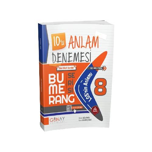 Günay Yayınları 8. Sınıf Anlam Denemesi 10'Lu Bumerang Deneme 