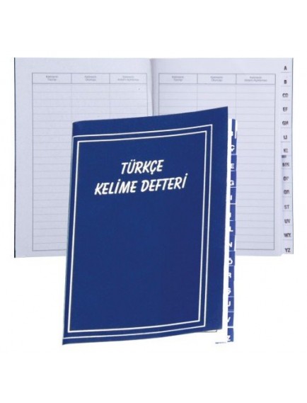 Gürmat Türkçe Kelime Defteri14*20 4'lü